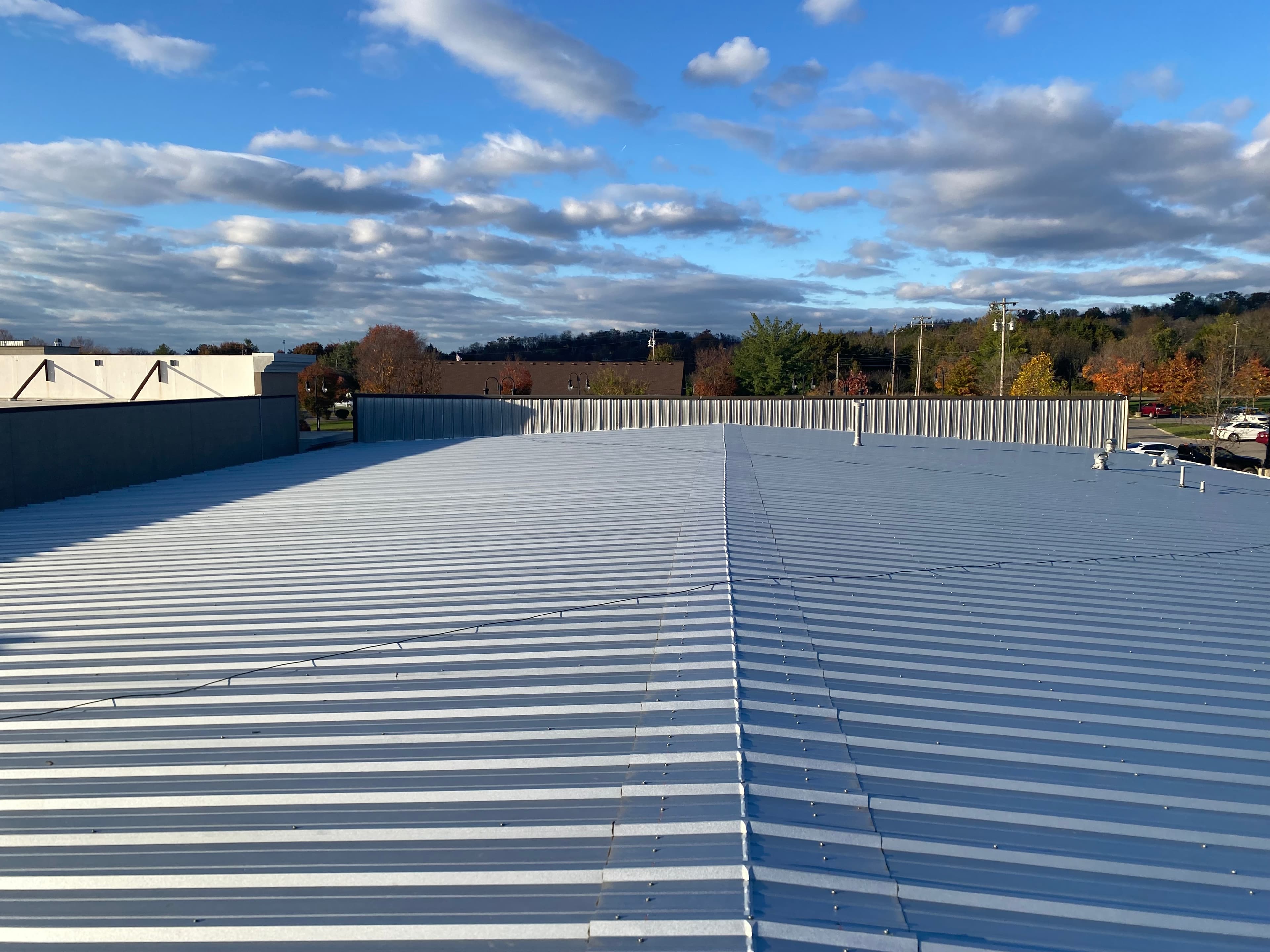 Multifamily property with a recently replaced roof system