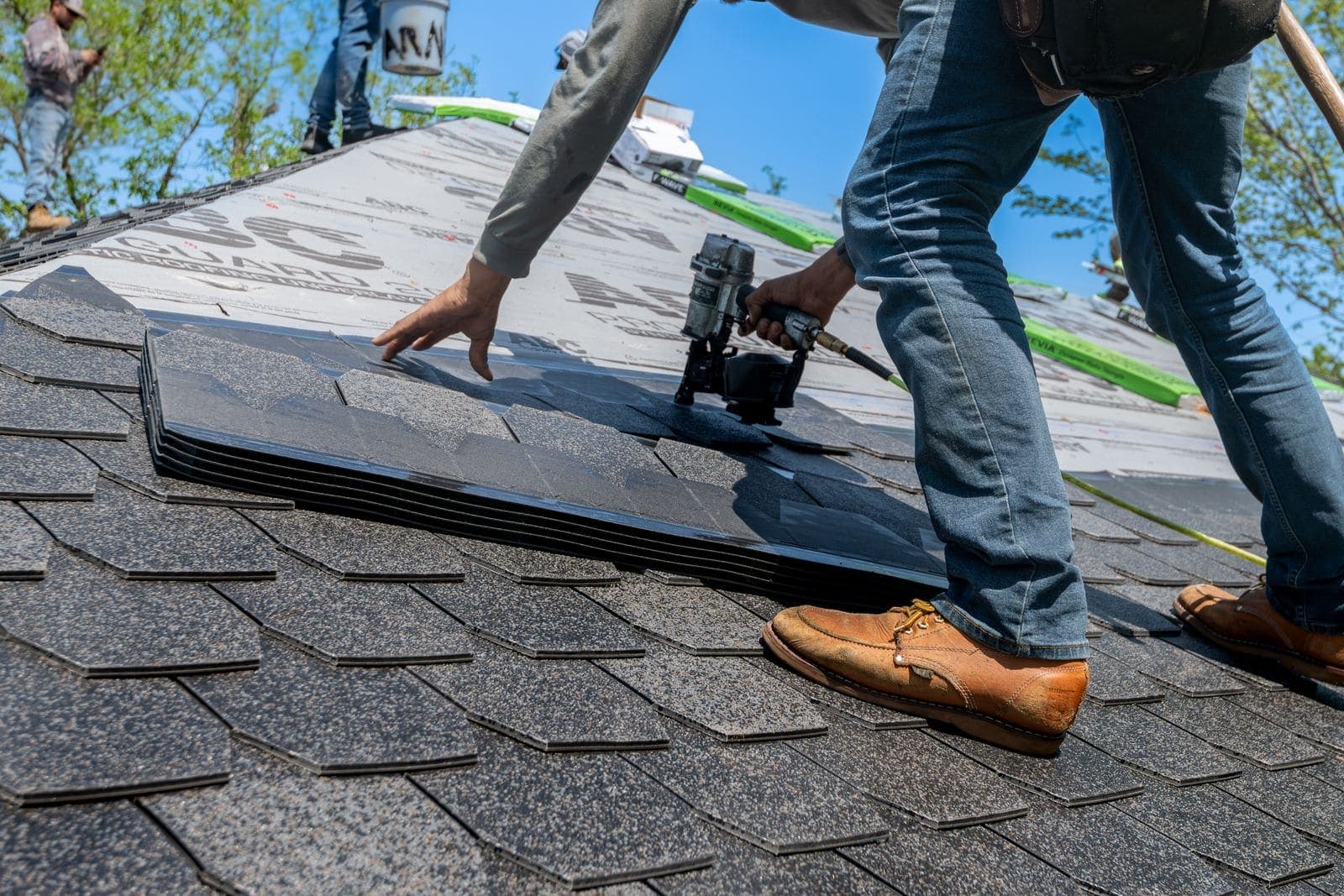 Asphalt Shingle Roofing for Commercial & Multifamily on a commercial roof