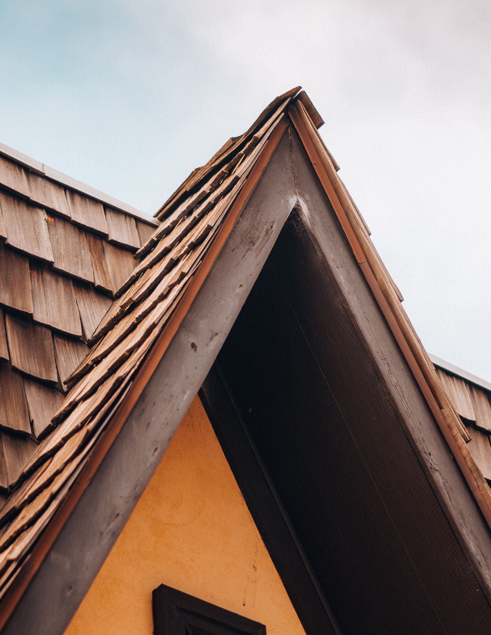 Cedar Shake and Cedar Shingle Roofing on a commercial roof